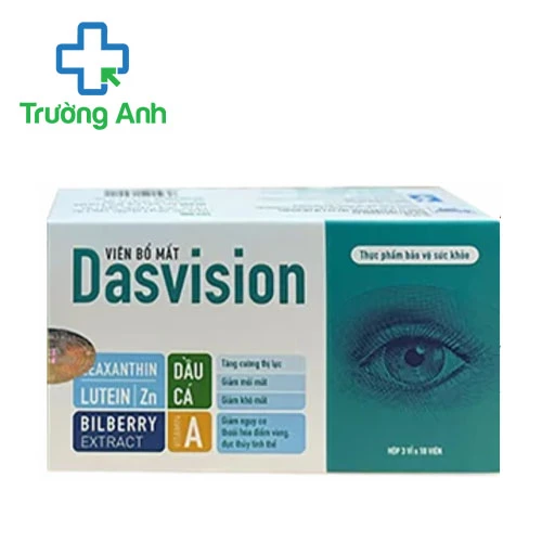 Viên bổ mắt Dasvision HDPharma - Hỗ trợ tăng cường thị lực hiệu quả