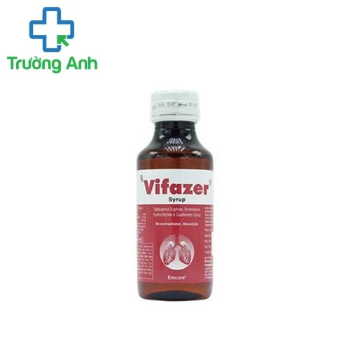 Vifazer Syr.100ml - Thuốc điều trị các bệnh lý đường hô hấp hiệu quả của Ấn Độ