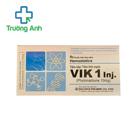 Vik 1 inj - Thuốc điều trị xuất huyết hiệu quả của Dai Han Pharm