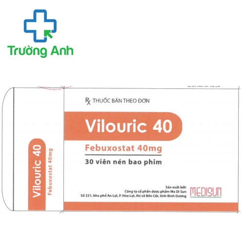 Vilouric 40 - Thuốc điều trị bệnh gout hiệu quả của Me Di Sun