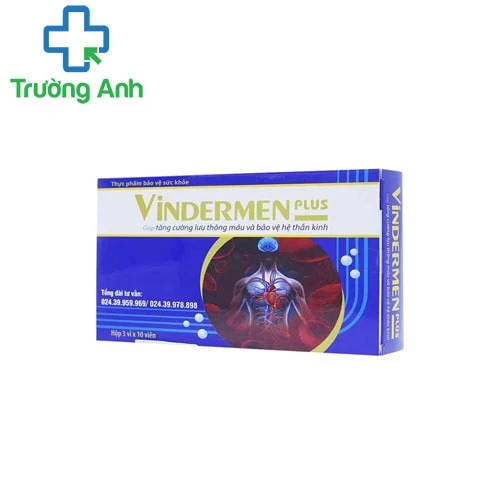 Vindermen Plus - Giúp tăng cường lưu thông máu hiệu quả