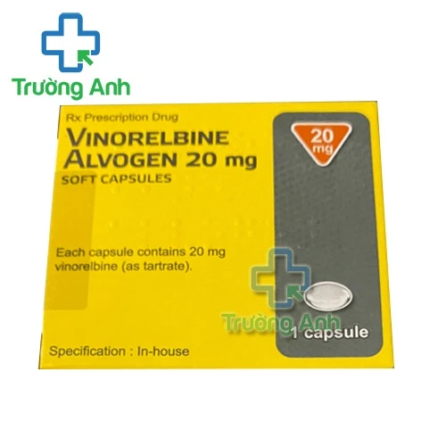 Vinorelbine Alvogen 20mg - Thuốc điều trị ung thư phổi hiệu quả của Mỹ