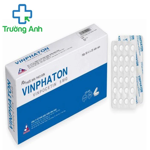 Vinphaton 5mg Vinphaco - Thuốc điều trị rối loạn tuần hoàn máu não hiệu quả