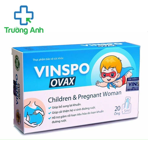 Vinspo Ovax Tradiphar - Hỗ trợ cải thiện hệ vi sinh đường ruột