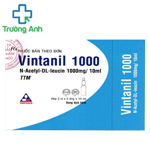 Vintanil 1000mg/10ml - Thuốc điều trị chóng mặt hiệu quả