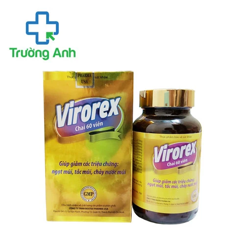Virorex Rostex Pharma - Hỗ trợ thông mũi, giảm nghẹt mũi hiệu quả