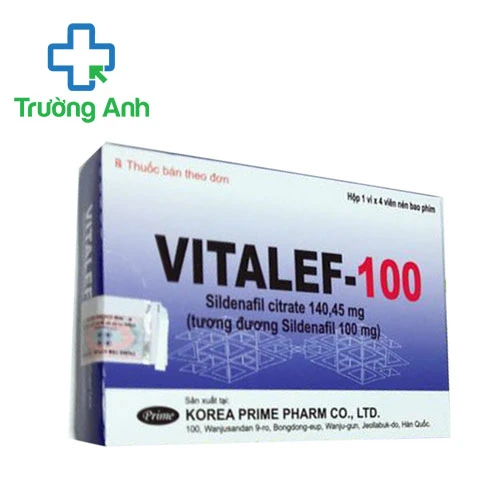 Vitalef-100 - Thuốc điều trị rối loạn cương dương hiệu quả 