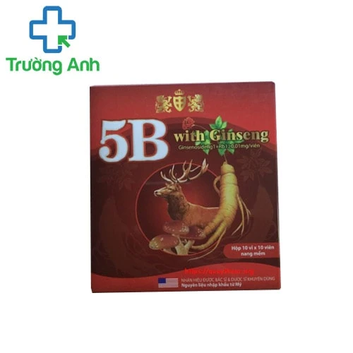 Vitamin 5B with Ginseng - Giúp bồi bổ sức khỏe hiệu quả