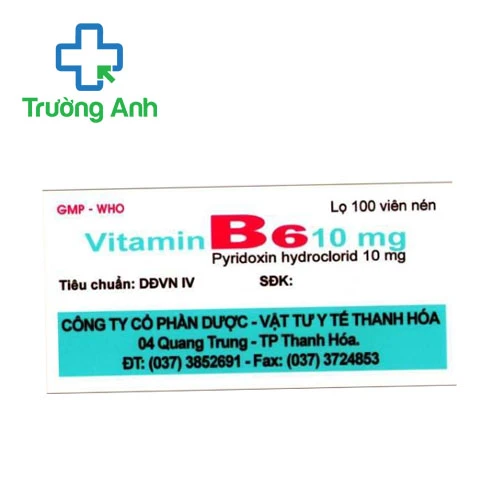 Vitamin B6 10mg Thephaco (viên) - Phòng và điều trị thiếu hụt vitamin B6