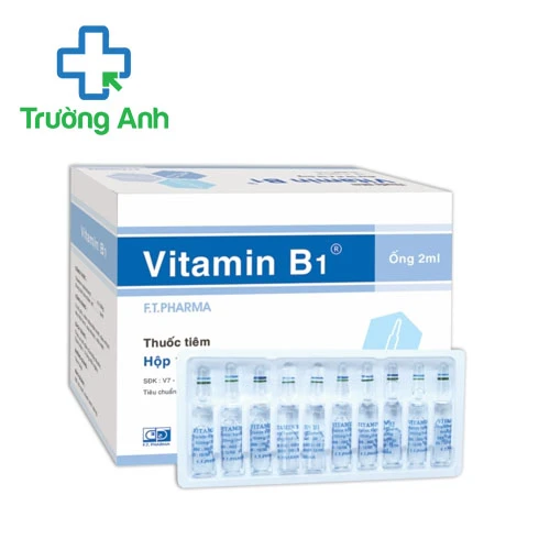 Vitamin B1 100mg F.T.Pharma (tiêm) - Thuốc điều trị bệnh thiếu thiamin hiệu quả