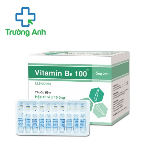 Vitamin B6 100mg F.T.Pharma (tiêm) - Thuốc điều trị thiếu hụt Vitamin B6 hiệu quả