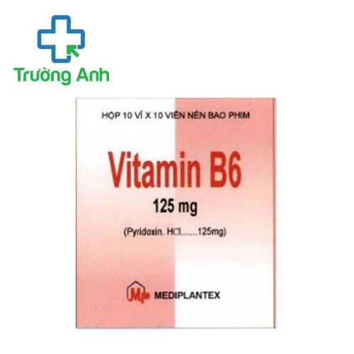 Vitamin B6 125mg Mediplantex - Thuốc phòng và điều trị thiếu hụt pyridoxine hiệu quả