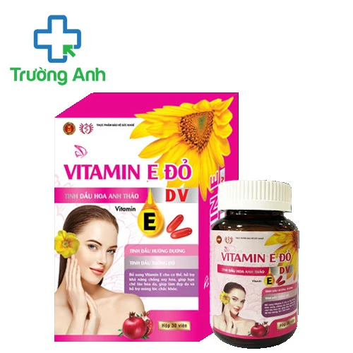 Vitamin E đỏ DV - Giúp bổ sung vitamin E chống oxy hóa hiệu quả