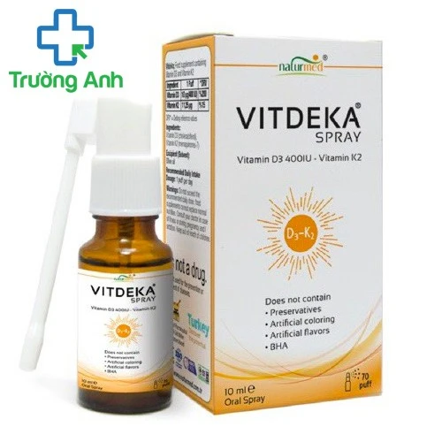 VITDEKA Spray - Giúp bổ sung vitamin D và K2 hiệu quả của Naturamed
