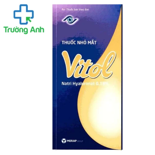 Vitol - Dung dịch nhỏ mắt điều trị các tình trạng khô mắt của Merap