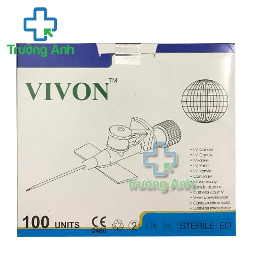 Kim luồn Vivon 24G - Giúp dẫn truyền các loại thuốc ,dịch và nước vào cơ thể hiệu quả