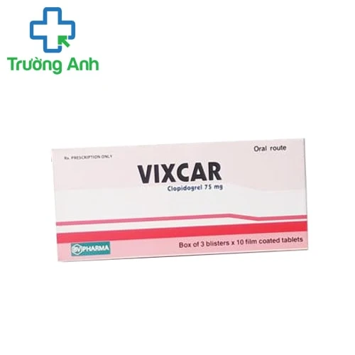 Vixcar - Thuốc phòng ngừa các biến cố huyết khối hiệu quả