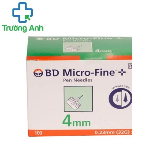 Kim tiêm cho đầu bút tiêm Insulin - Microfine BD 4mm - Của Mỹ