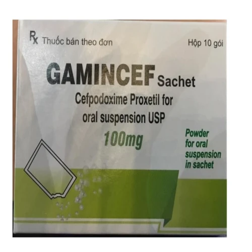 Gamincef 100mg - Thuốc điều trị nhiễm khuẩn hiệu quả  của Ấn Độ