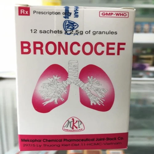 Broncocef - Thuốc điều trị nhiễm khuẩn đường hô hấp