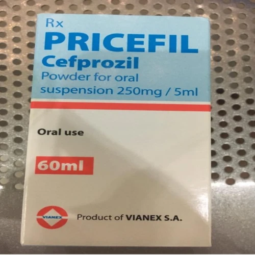 Pricefil 60ml - Thuốc điều trị nhiễm trùng nhẹ đến trung bình hiệu quả của Hy Lạp
