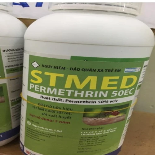 STMED PERMETHRIN 50EC - Giúp diệt ruồi, muỗi, gián, kiến, rệt hiệu quả của Anh Quốc