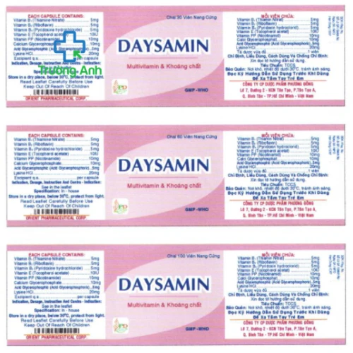Daysamin - Thuốc bổ sung vitamin và khoáng chất của dược phẩm Phương Đông