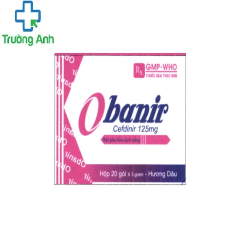 Obanir 125mg - Thuốc trị nhiễm khuẩn nhẹ hiệu quả của Armephaco