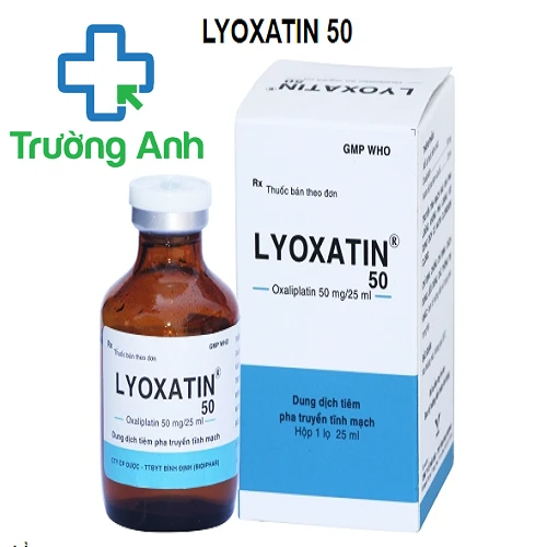 Lyoxatin 50mg/10ml Bidiphar - Thuốc điều trị bệnh ung thư đường tiêu hóa hiệu quả