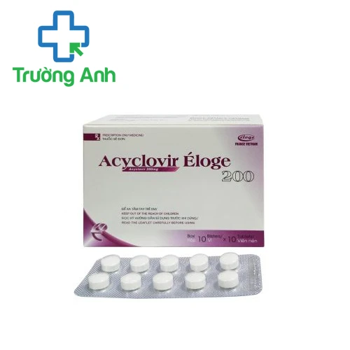 Acyclovir Éloge 200 - Thuốc điều trị bệnh ngoài da của Éloge