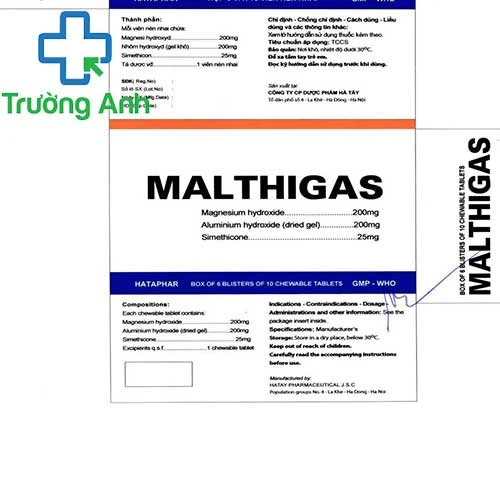 Malthigas - Thuốc điều trị viêm loét dạ dày tá tràng hiệu quả