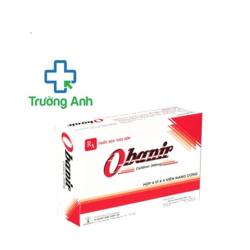 Obanir 300mg - Thuốc trị nhiễm khuẩn nhẹ hiệu quả của Armephaco