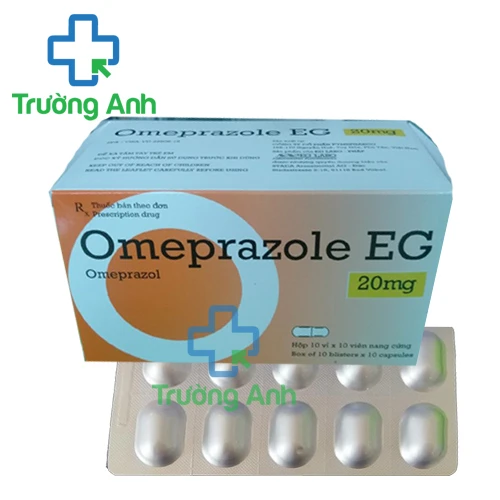 Omeprazole EG 20mg - Điều trị viêm loét dạ dày, tá tràng của Pymepharco