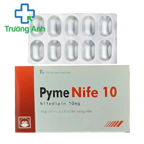 PymeNIFE 10 - Thuốc điều trị cao huyết áp, đau thắt ngực của Pymepharco