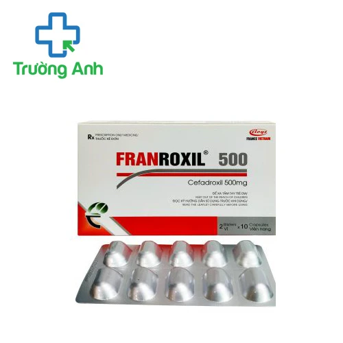 Franroxil 500mg - Thuốc điều trị bệnh nhiễm khuẩn của Éloge