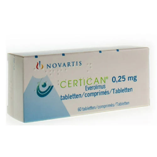 Certican 0.25mg - Thuốc điều trị đào thải tạng ghép của Thụy Sỹ