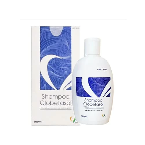 Shampoo clobetasol 100ml - Dầu gội điều trị bệnh vảy nến da đầu
