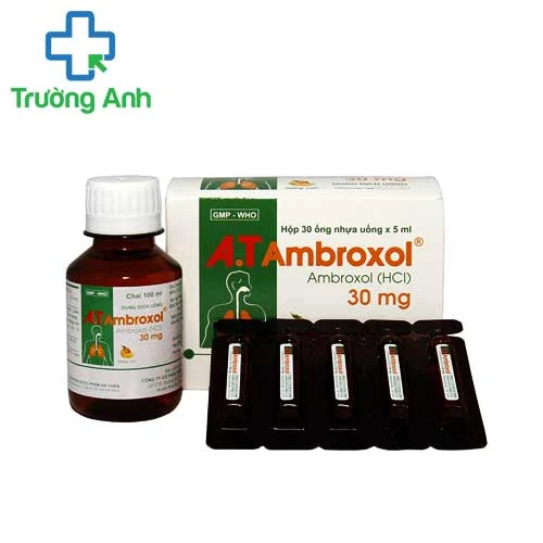 A.T Ambroxol (ống 5ml) - Thuốc điều trị các bệnh đường hô hấp hiệu quả
