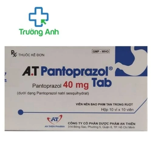 A.T Pantoprazol Tab - Thuốc điều trị loét dạ dày, trào ngược dạ dày