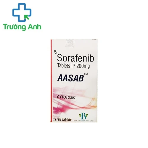 Aasab (Sorafenib) 200mg - Thuốc điều trị ung thư gan, thận hiệu quả của Ấn Độ