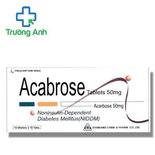 Acabrose Tablets 50mg - Thuốc điều trị tăng đường huyết hiệu quả của Đài Loan