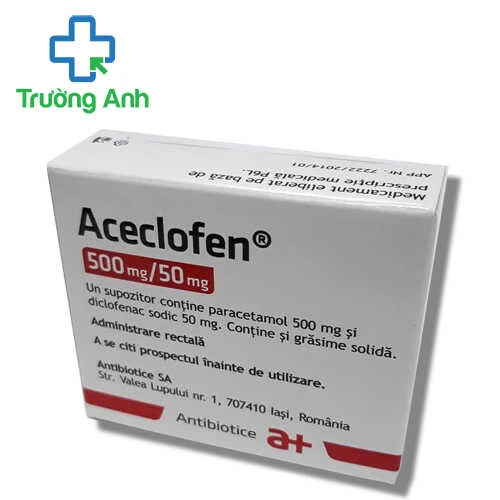 Aceclofen 500mg/50mg Antibiotice - Thuốc chống viêm hiệu quả của Romania
