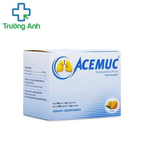 Acemuc Sac.200mg - Thuốc điều trị viêm phế quản hiệu quả