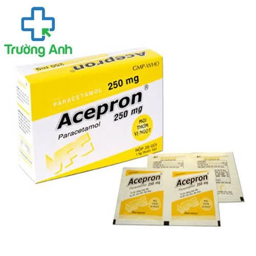 Acepron 250 mg Cửu Long - Thuốc giảm đau, hạ sốt hiệu quả