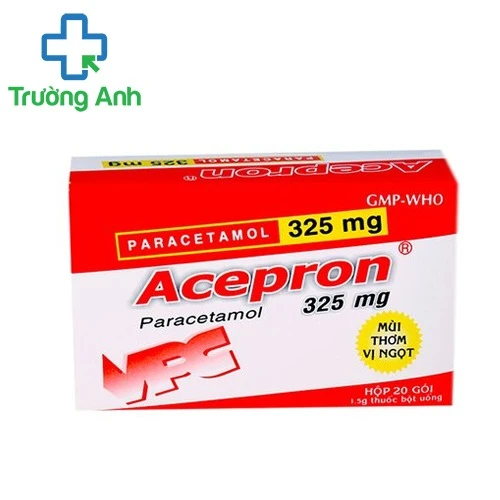 Acepron 325 mg - Thuốc giảm đau, hạ sốt của Dược phẩm Cửu Long