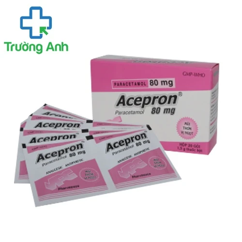 Acepron 80 - Thuốc giảm đau, hạ sốt của Dược phẩm Cửu Long