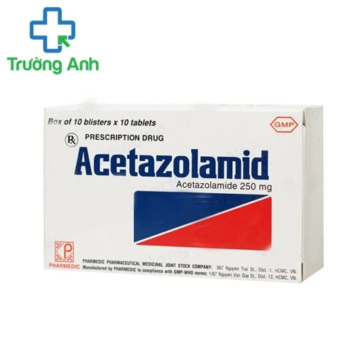 Acetazolamid - Thuốc giảm nhãn áp