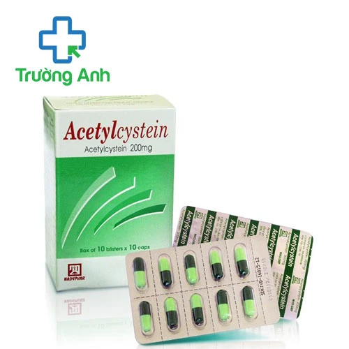 Acetylcystein 200mg Nadyphar (viên) - Thuốc làm tiêu chất nhầy hiệu quả