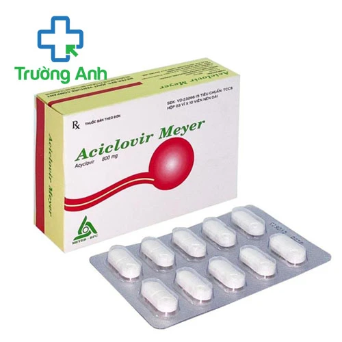Aciclovir Meyer 800mg - Thuốc điều trị zona, thủy đậu hiệu quả