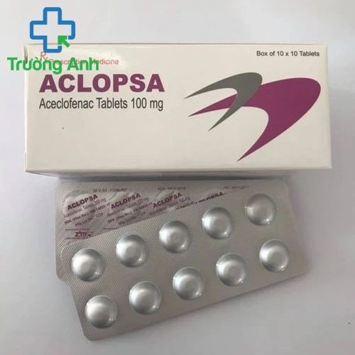 Aclopsa 100mg - Thuốc giảm đau, kháng viêm hiệu quả của Ấn Độ